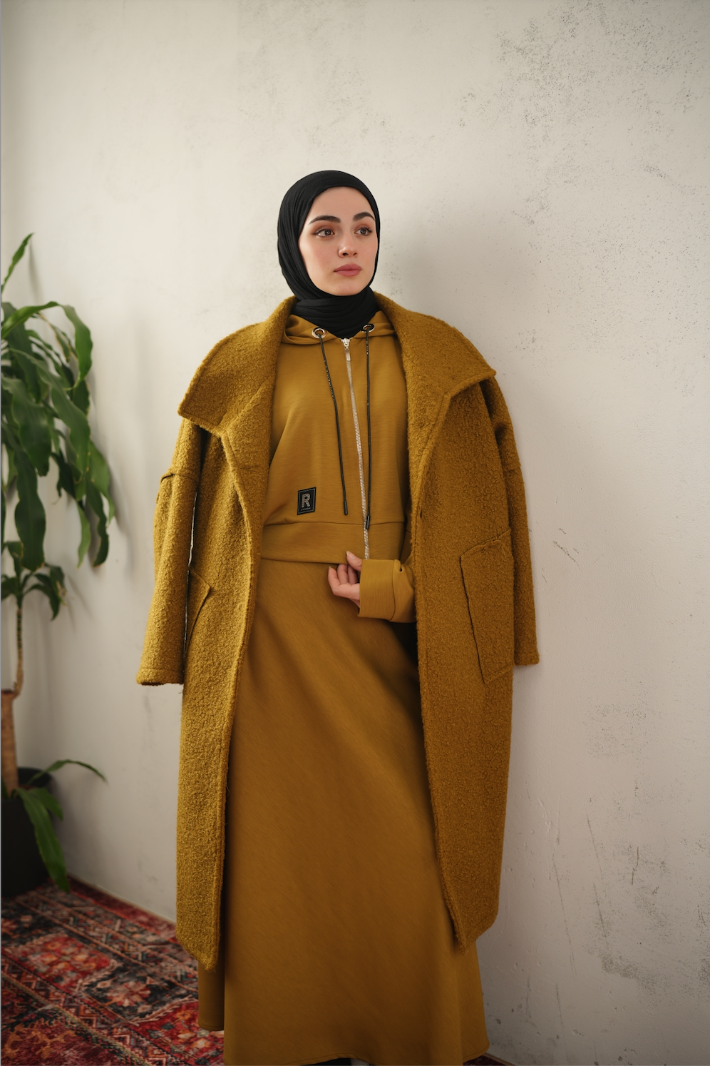 Oversize Kaban - Yağ Yeşili