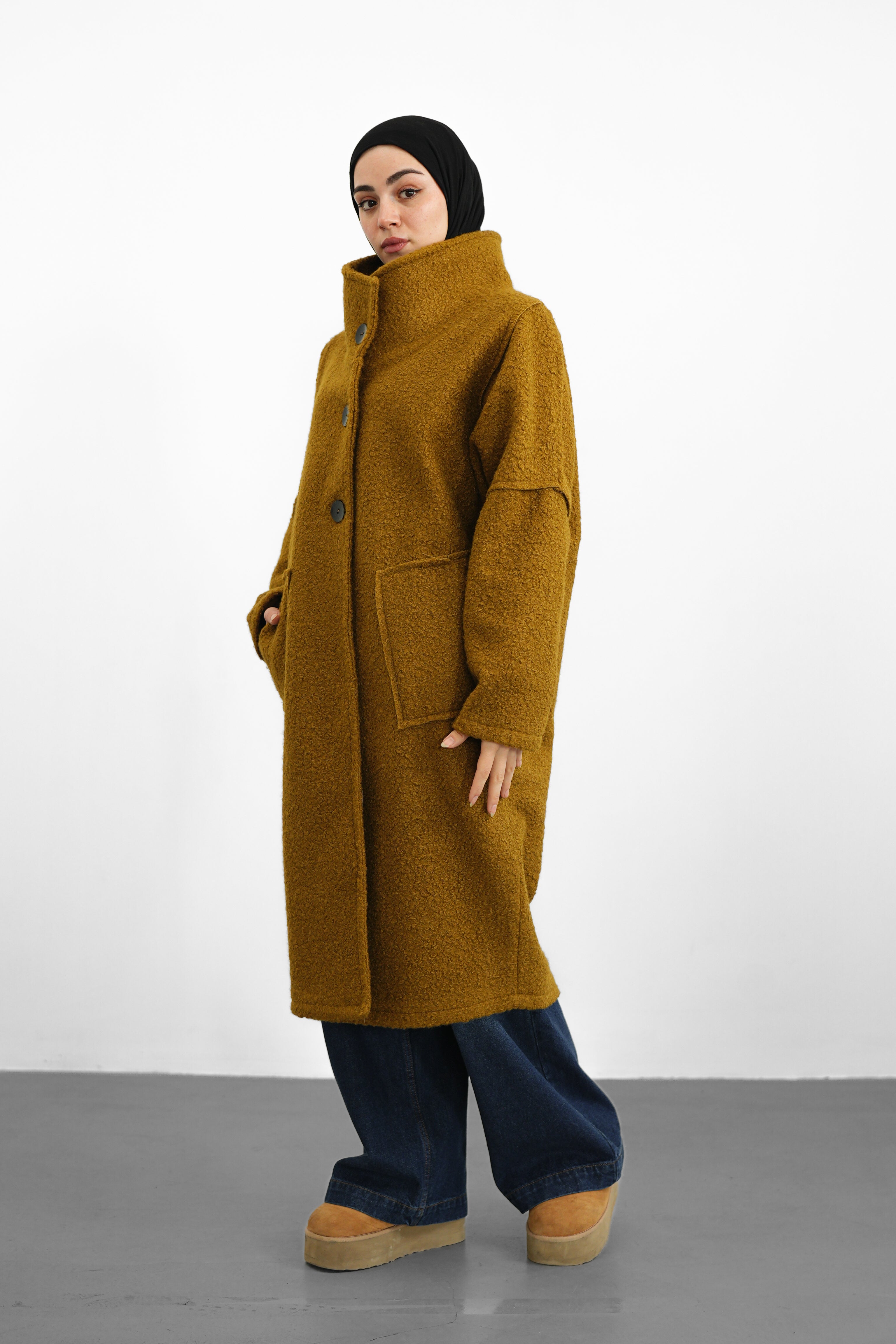 Oversize Kaban - Yağ Yeşili