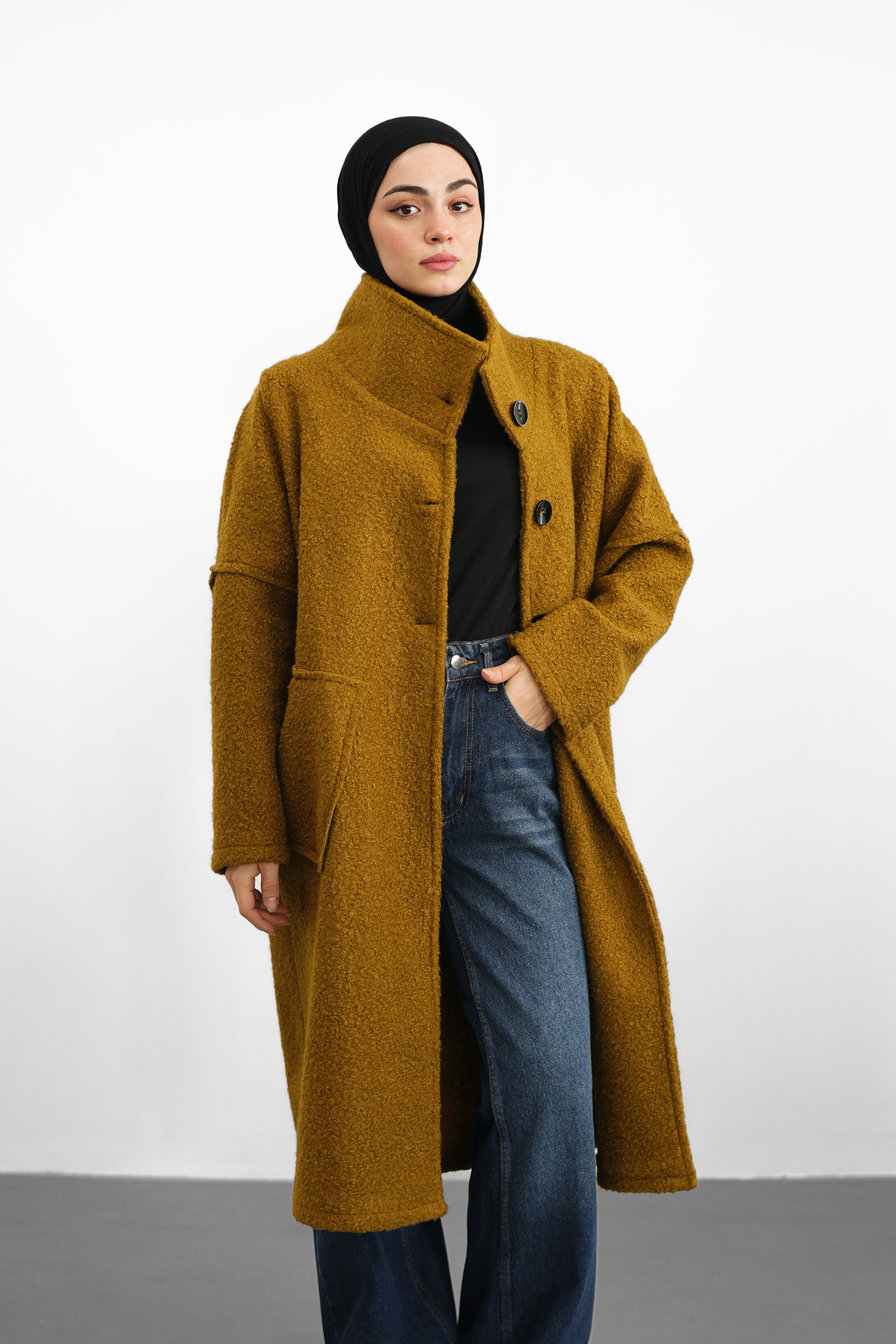 Oversize Kaban - Yağ Yeşili