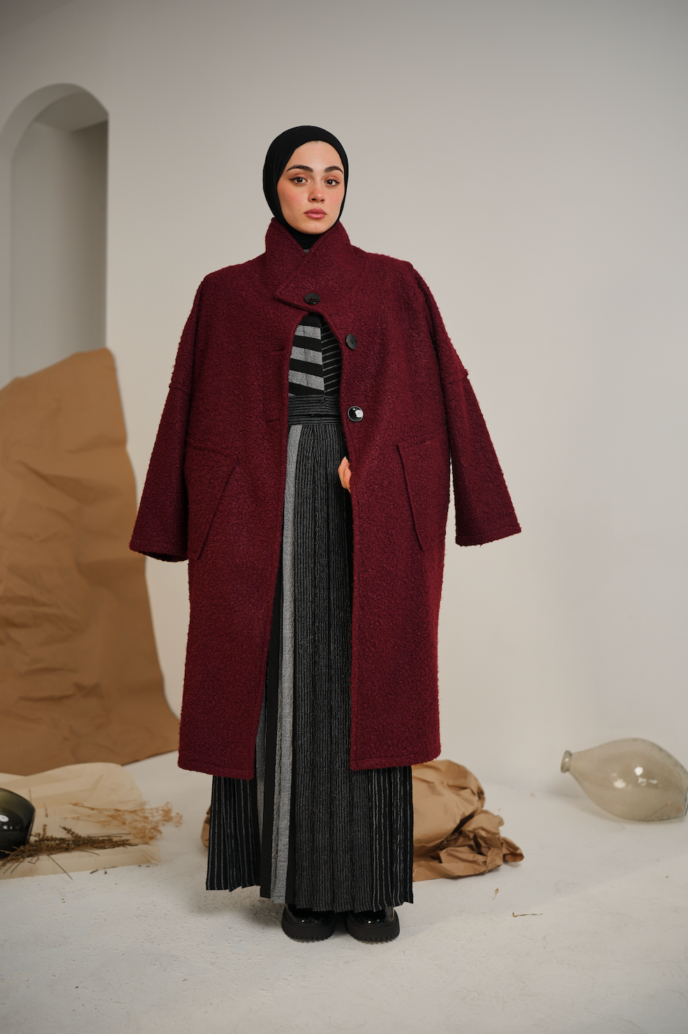 Oversize Kaban - Bordo