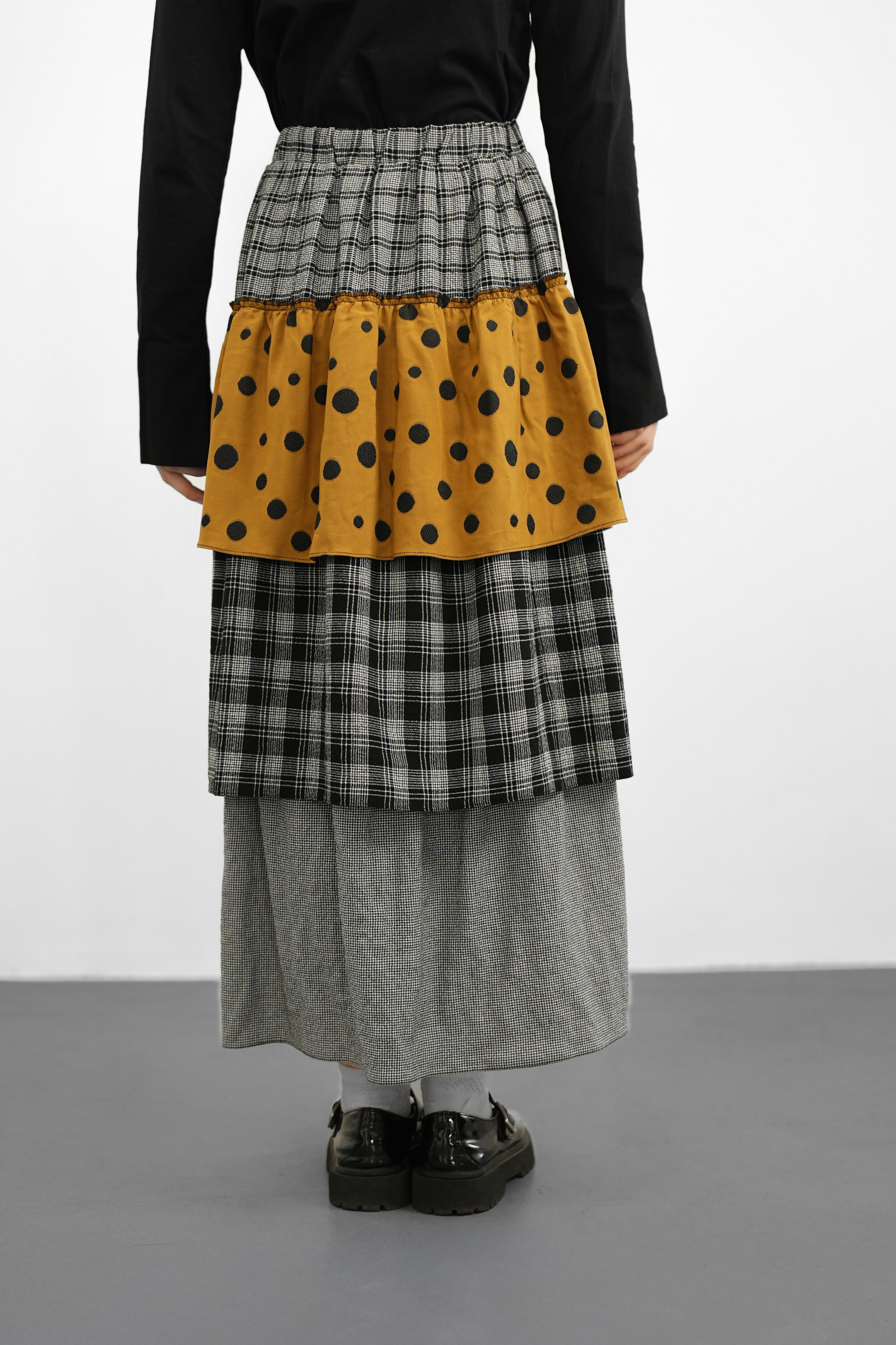 Patchwork Katlı Etek