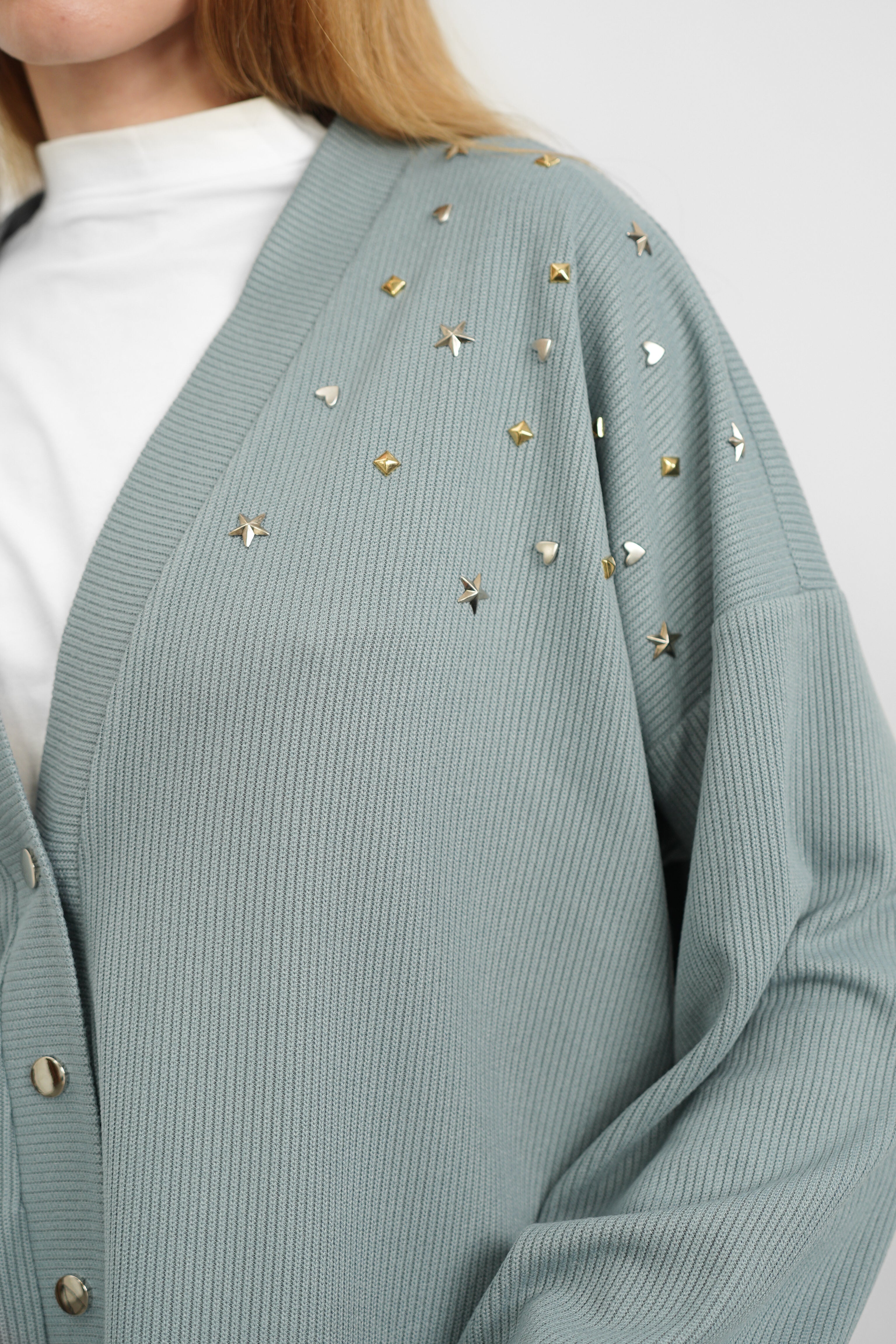 Sky Triko Hırka - Bebe Mavisi