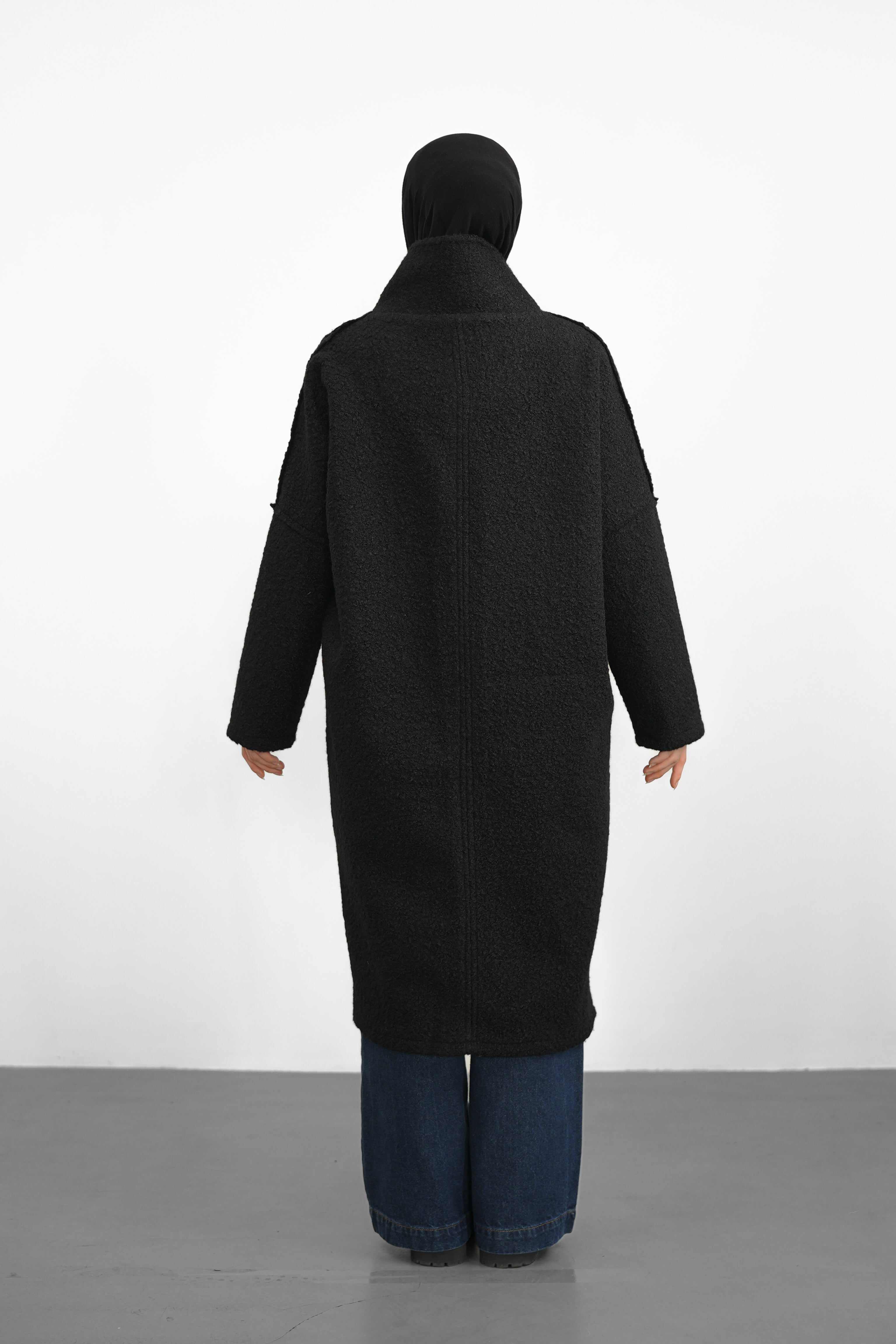 Oversize Kaban - Siyah