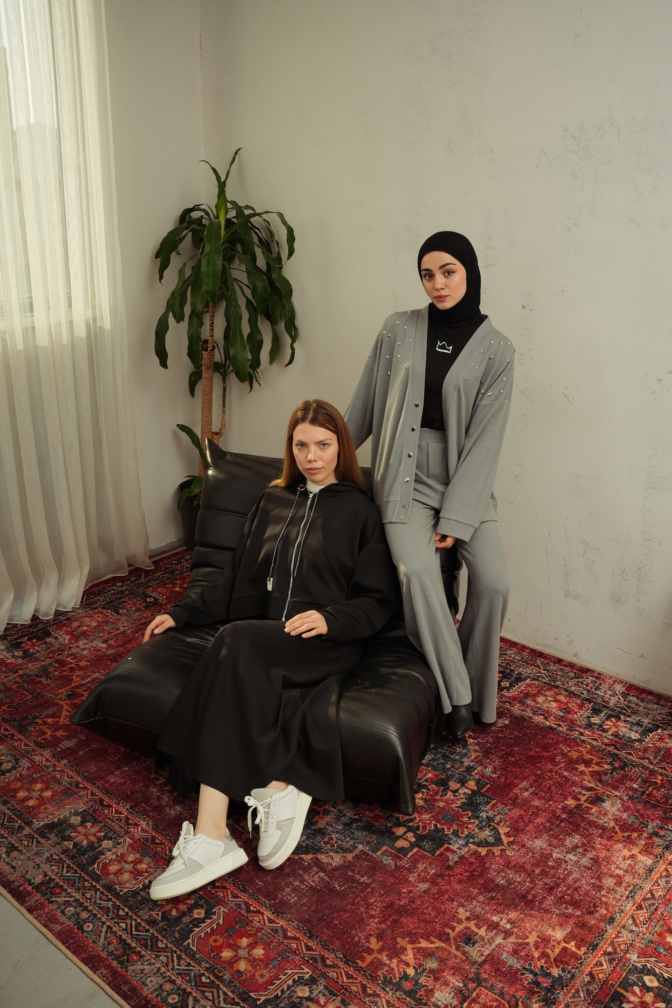 Tencel Kumaş Uzun Etek - Siyah